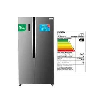 Tottus Refrigeradora 517lt inox side by side - re521lt oferta