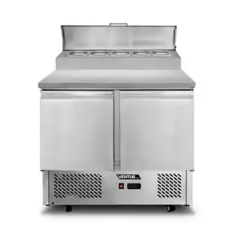 Tottus Meson saladette 2 puertas acero inox oferta