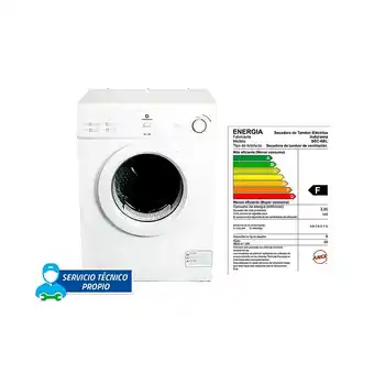 Tottus Secadora 6 kg blanca sec-6bl oferta