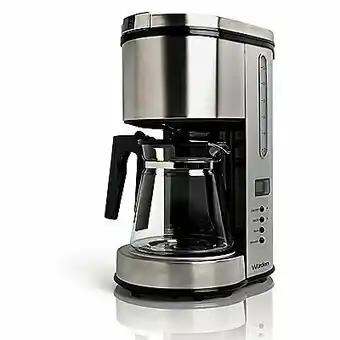 Cafetera con filtro 12 tazas 900 w plateada wcm-1.5ssdig