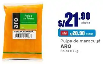 Makro PULPA DE MARACUYA ARO 1 kg oferta