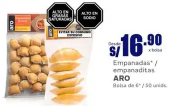 Makro Empanadas* / empanaditas Bolsa de 6* / 50 unids. oferta