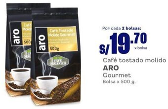 Makro Café tostado molido ARO Gourmet Bolsa x 500 g. oferta