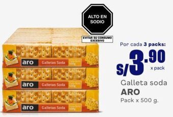 Makro Galleta soda ARO Pack x 500 g. oferta