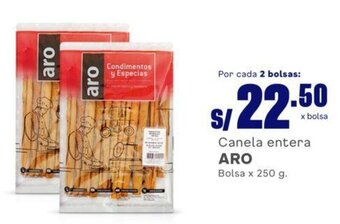 Makro Canela entera ARO Bolsa x 250 g. oferta