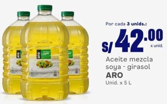 Makro Aceite mezcla soya - girasol ARO Unid. x 5 L oferta