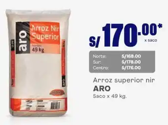 Makro Arroz Nir Superior Saco x 49 kg. oferta