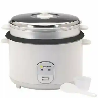 Tottus Olla arrocera 4,2 l 1600 w plateada rc42 + vaporera oferta