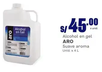 Makro Alcohol en gel ARO Suave aroma Unid. x 4 L oferta