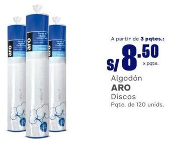 Makro Algodón ARO Discos Pqte. de 120 unids. oferta