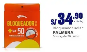 Makro Bloqueador solar PALMERA Display de 20 unids. oferta