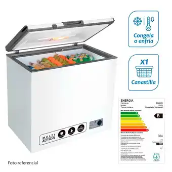Tottus Congelador coldex ch10p bl 247 lts 220v/60hz oferta