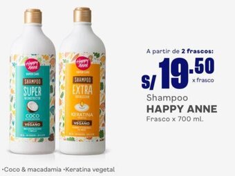 Makro Shampoo HAPPY ANNE Frasco x 700 ml. oferta