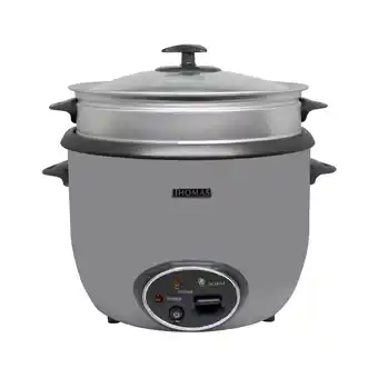 Tottus Olla arrocera 2,8 l 1000 w plateada th-37pf oferta