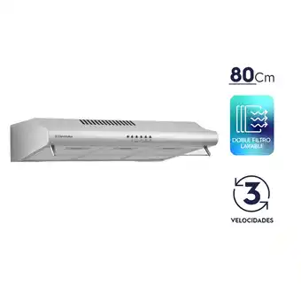 Tottus Campana extractora 30" 3 velocidades inoxidable - ejse302tbjs oferta