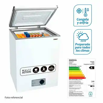 Tottus Congelador coldex ch05 bl 152 lts 220v/60hz oferta