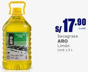 Makro Sacagrasa ARO Limón Unid. x 5 L oferta