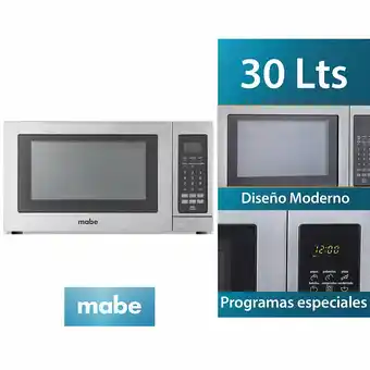 Tottus Microondas 31 l 1000 w plateado hmm31psx oferta