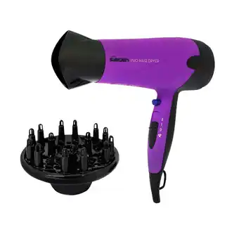 Tottus Secadora de cabello 2000 w morado sg 3025m oferta