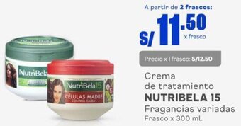 Makro Crema de tratamiento NUTRIBELA 15 Fragancias variadas Frasco x 300 ml. oferta