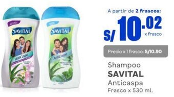 Makro Shampoo SAVITAL Anticaspa Frasco x 530 ml. oferta