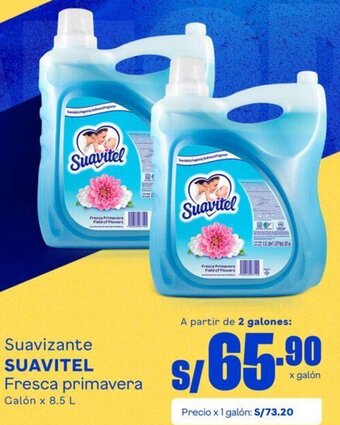 Makro Suavizante SUAVITEL Fresca primavera Galón x 8.5 L oferta