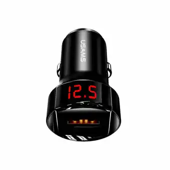 Tottus Cargador digital autodual usb+pd 42w neg oferta