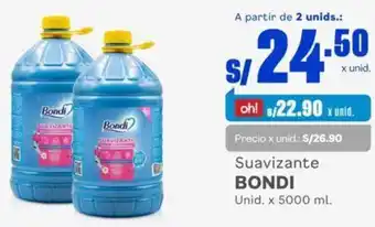 Makro Suavizante BONDI Unid. x 5000 ml. oferta