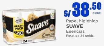 Makro Papel higiénico SUAVE Esencias Pqte. de 24 unids. oferta