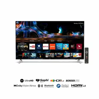 Tottus Tv led 50 uhd 4k smart borderless bt oferta