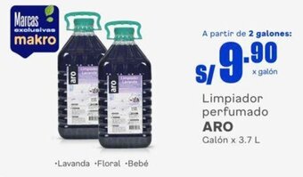 Makro Limpiador perfumado ARO Galón x 3.7 L oferta