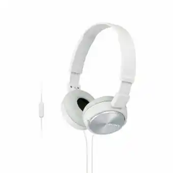 Tottus Audífonos over ear con micrófono mdr zx310ap blanco oferta