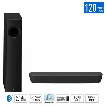 Tottus Soundbar panasonic htb250 120 w bluetooth oferta