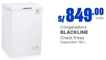Makro Congeladora BLACKLINE Chest freez Capacidad: 145 L oferta