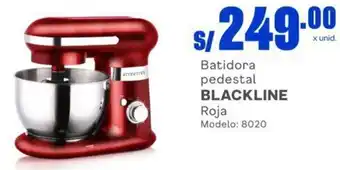 Makro Batidora pedestal BLACKLINE Roja Modelo: 8020 oferta