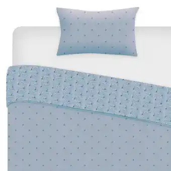 Tottus Cubrecama watterwash sherpa 1.5 pz celeste oferta
