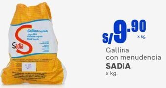 Makro Gallina con menudencia SADIA x kg. oferta