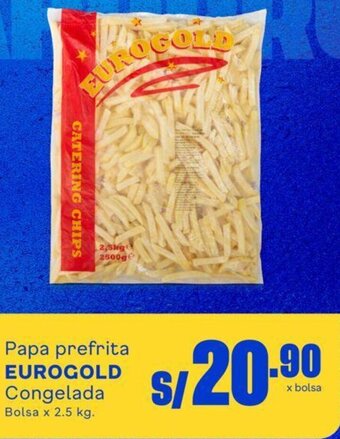 Makro Papa prefrita EUROGOLD Congelada Bolsa x 2.5 kg. oferta
