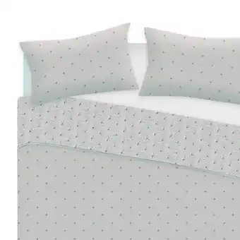 Tottus Cubrecama watterwash sherpa 2 pz gris oferta