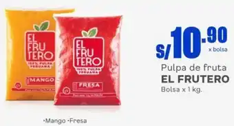 Makro Pulpa de fruta EL FRUTERO Bolsa x 1 kg. oferta