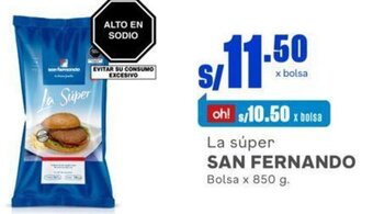 Makro La súper SAN FERNANDO Bolsa x 850 g. oferta