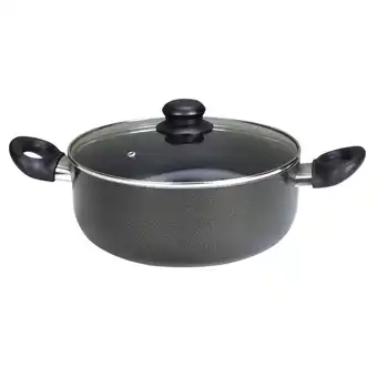 Tottus Olla de 30 cm de aluminio antiadherente oferta