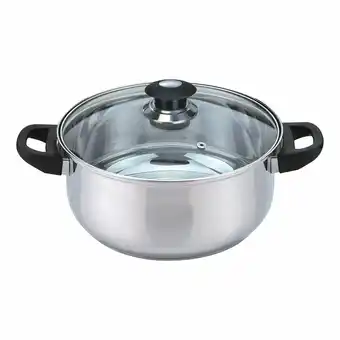 Tottus Olla de 26 cm de acero inoxidable oferta