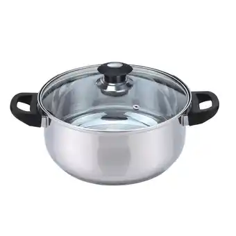 Tottus Olla casa joven 28cm de acero inoxidable oferta