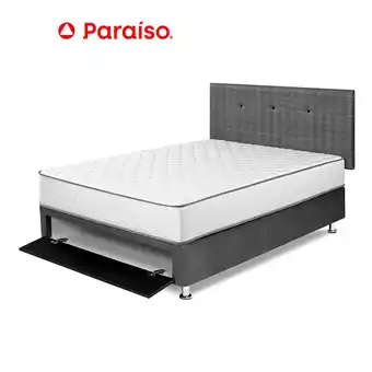 Tottus Dormitorio mancora 2 pz + tarima sabanera + cabecera + 2 alamohadas oferta