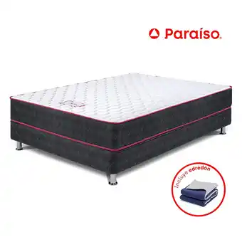 Tottus Cama nappy 1.5 plazas + edredon oferta