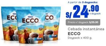 Makro Cebada instantánea ECCO Doypack x 400 g. oferta