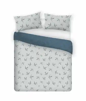 Tottus Cubrecama estampado pajaritos 2 pz oferta