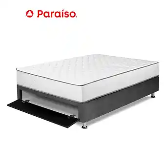 Tottus Cama mancora 1.5 pz + tarima sabanera + 1 edredon + 1 almohada oferta