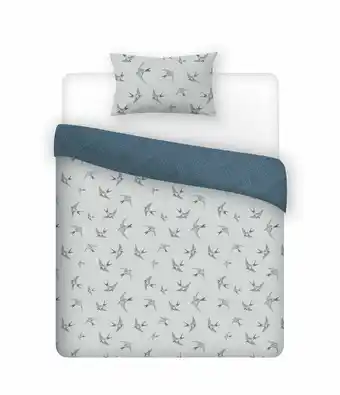 Tottus Cubrecama estampado pajaritos 1.5 pz oferta